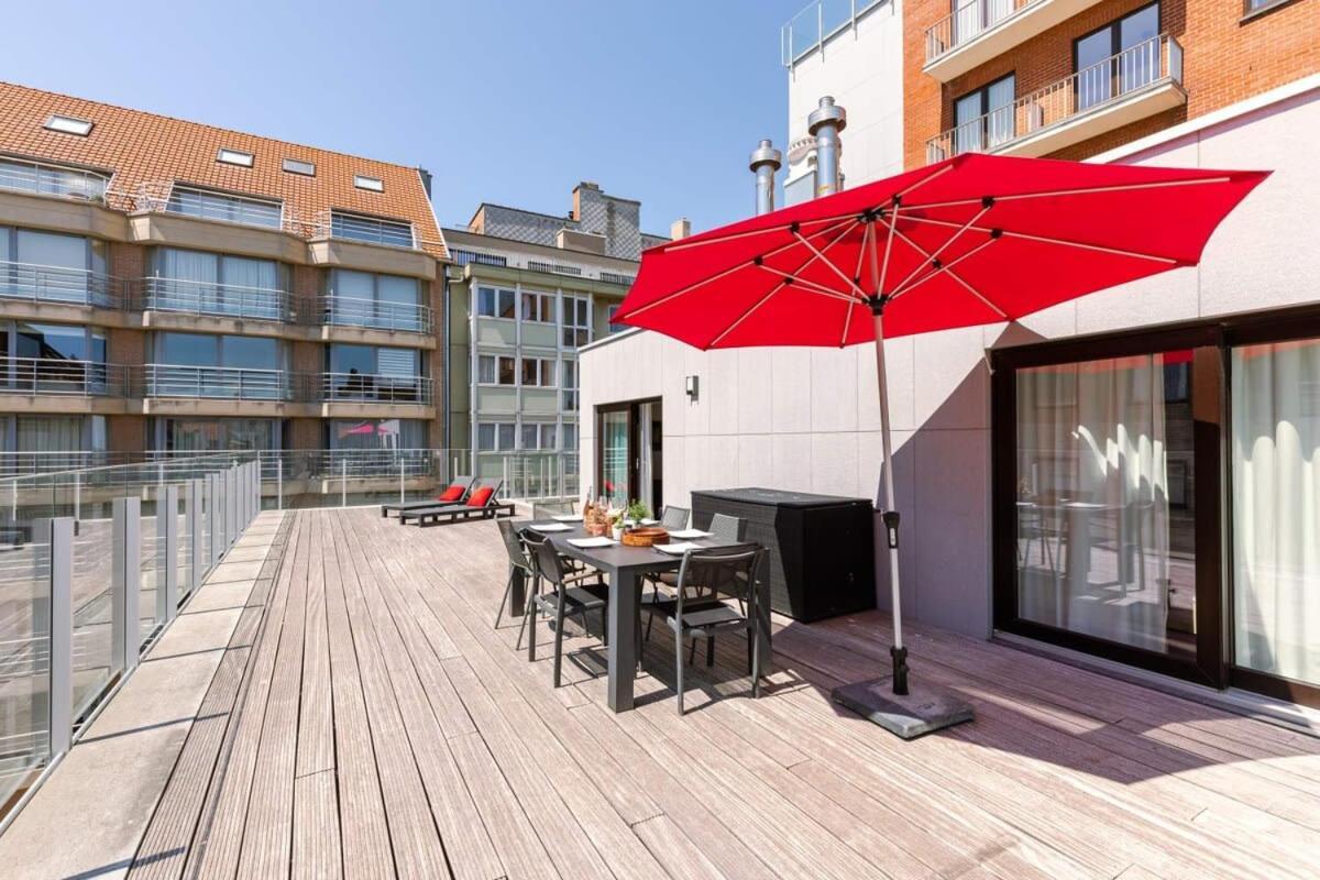 Huswell - Sunny Apartment In Knokke-Heist With Big Terrace Екстериор снимка