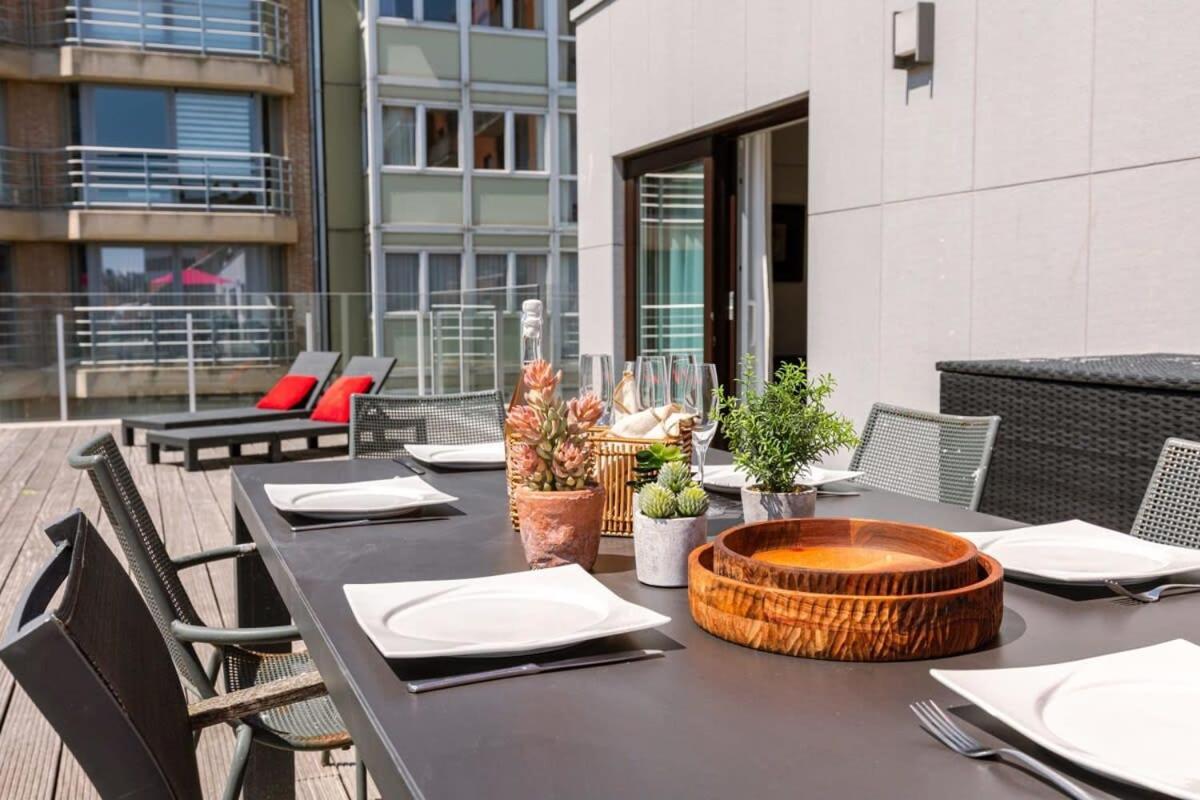 Huswell - Sunny Apartment In Knokke-Heist With Big Terrace Екстериор снимка