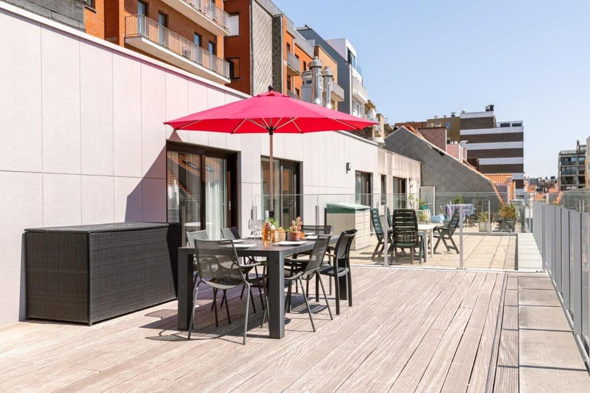 Huswell - Sunny Apartment In Knokke-Heist With Big Terrace Екстериор снимка